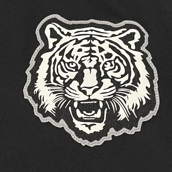 Nike Tigers Polo Shirt Mens Large Black Snarling Tiger Coach Sideline Sample - Picture 5 of 12